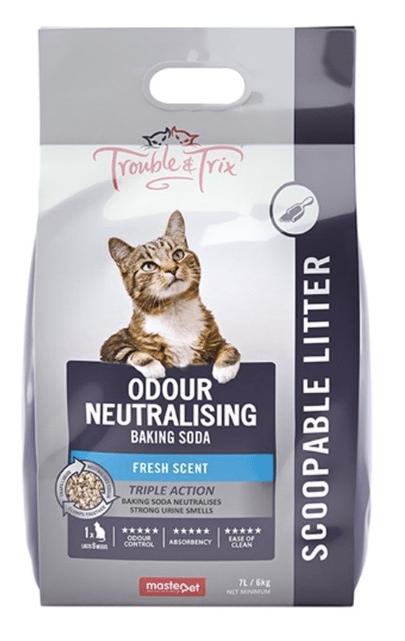 Trouble Trix Cat Litter & Trays Trouble Trix Baking Soda Clumping Litter 15L