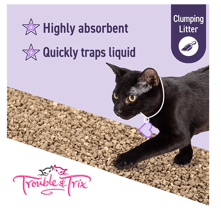 Trouble Trix Cat Litter & Trays Trouble Trix Baking Soda Clumping Litter 15L