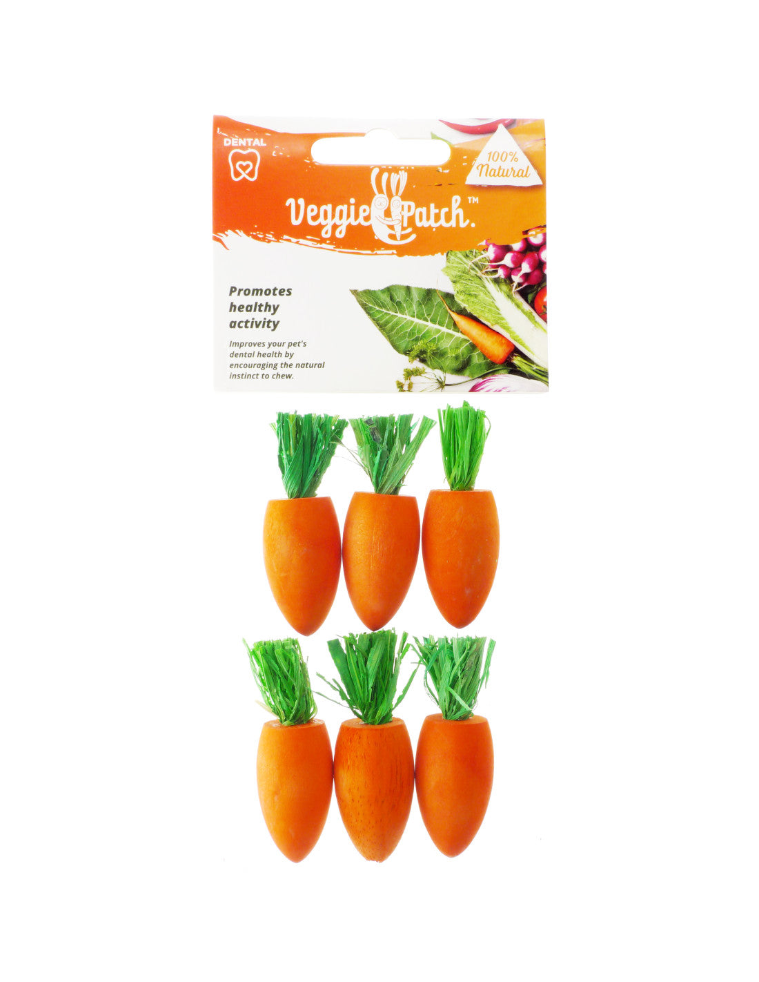 Veggie Patch Play Carrot Toy 6pk