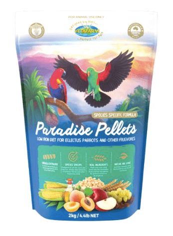 Vetafarm Bird Pellets Default Vetafarm Paradise Pellets 2kg