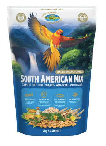 Vetafarm Bird Pellets Default Vetafarm South American Mix 2kg