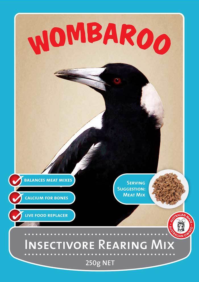 Wombaroo Insectivore Rearing Mix 250g Bird Food