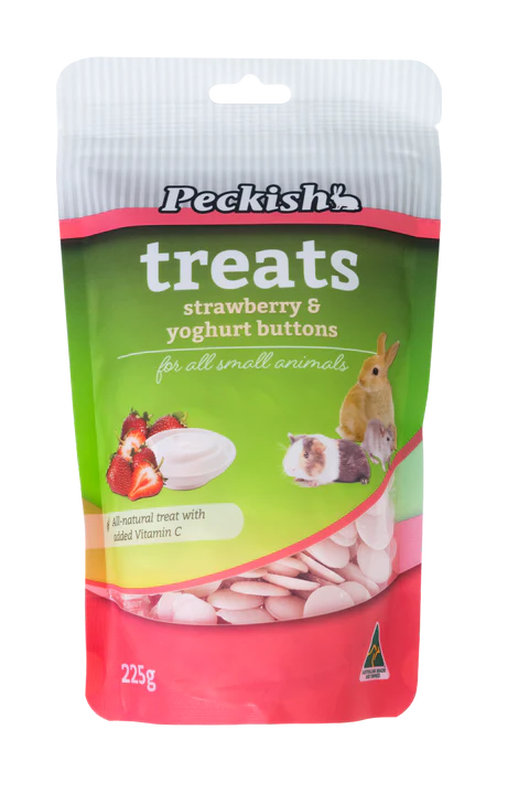 Peckish - Small Animal Strawberry & Yoghurt Treat 225g
