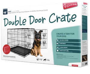 Yours Droolly Dog Kennels Giant Dog Crate 48''