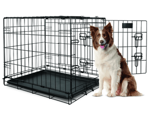 Yours Droolly Dog Kennels Large Dog Crate 36''