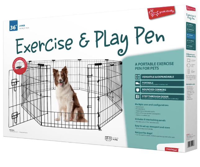 Yours Droolly Dog Kennels Large Dog Pen 36''