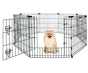 Yours Droolly Dog Kennels Small Dog Pen 24''