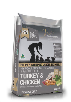 Meals For Mutts Puppy Grain Free Turkey & Chicken 9Kg