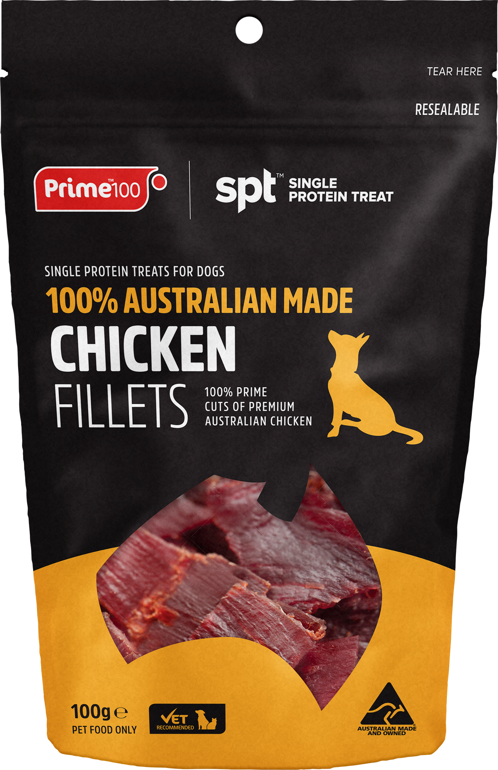 Prime100 Chicken Fillet Treat 100G - 9340710001272.png