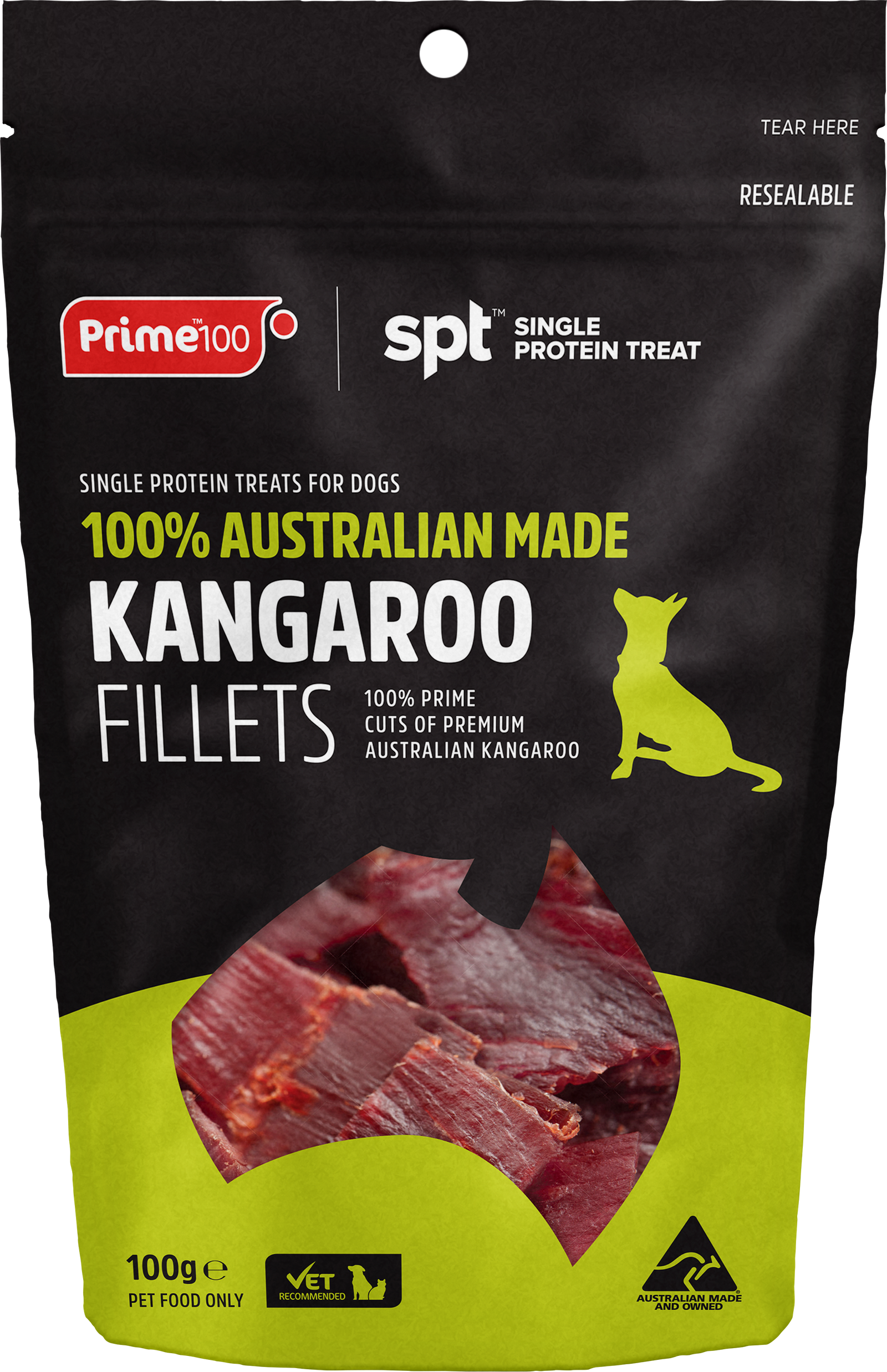 Prime100 Kangaroo Fillet Treat 100G - 9340710001258.png